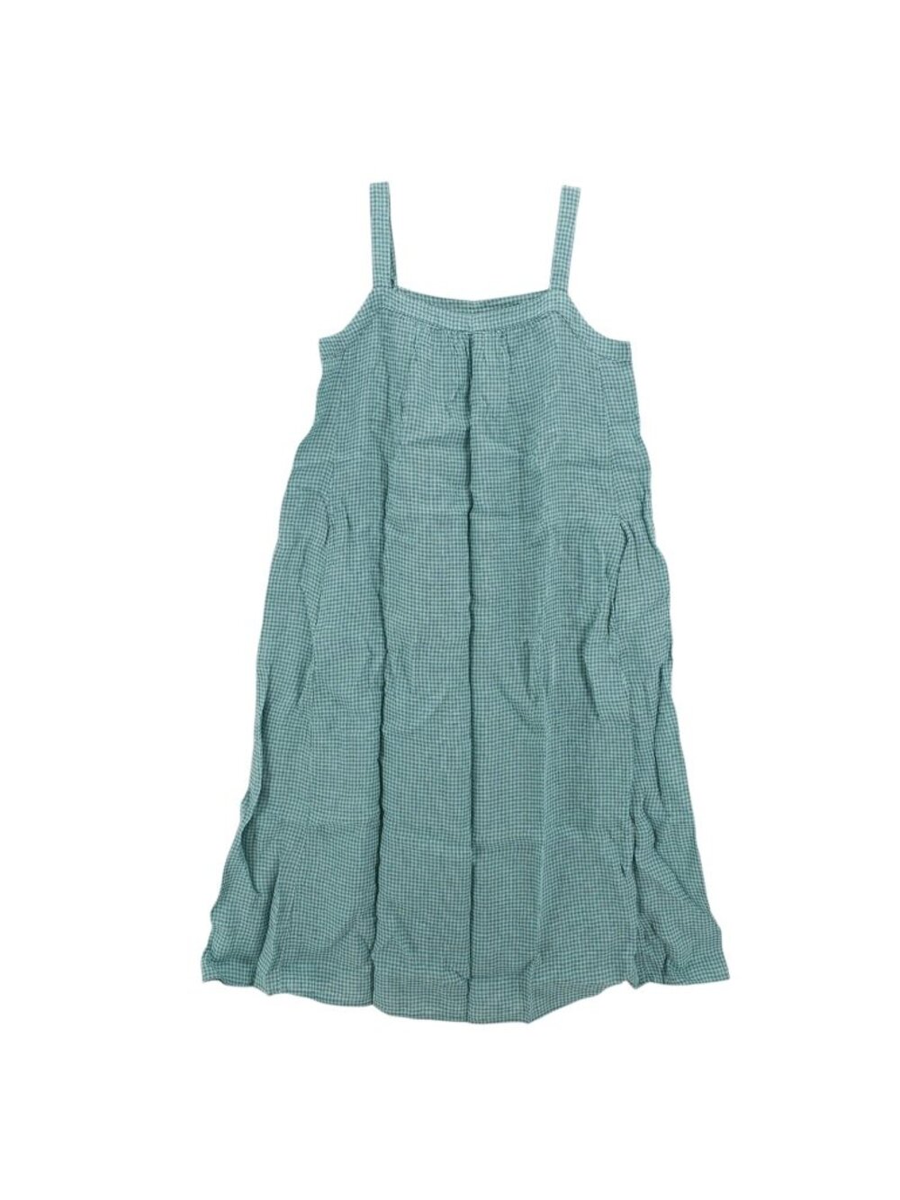 NWOT EILEEN FISHER  Amalfi Puckered Organic Linen Gathered Dress PETITE SMALL